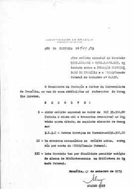 Ato da Reitoria nº 0541/1973