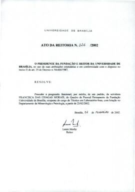 Ato da Reitoria nº 0126/2002