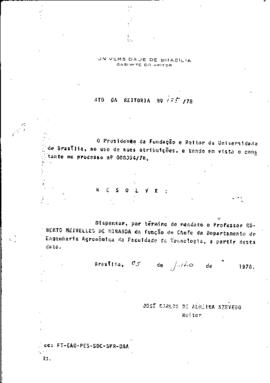 Ato da Reitoria nº 0175/1978