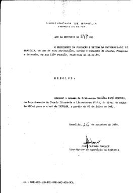 Ato da Reitoria nº 0549/1989