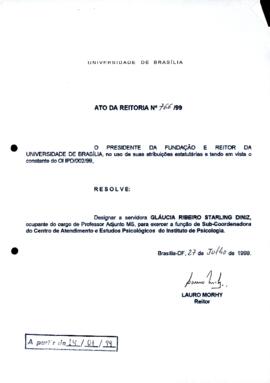 Ato da Reitoria nº 0766/1999