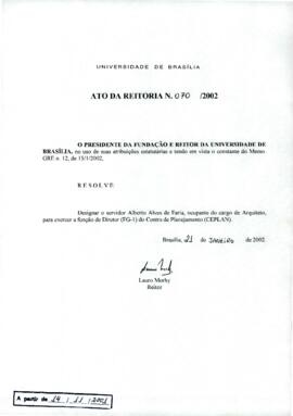 Ato da Reitoria nº 0070/2002