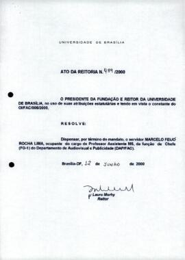 Ato da Reitoria nº 0489/2000