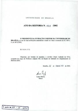 Ato da Reitoria nº 0048/2002