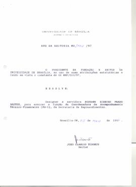 Ato da Reitoria nº 1003/1997