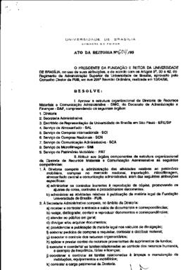 Ato da Reitoria nº 0604/1993