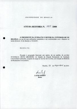 Ato da Reitoria nº 1203/2000