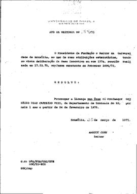 Ato da Reitoria nº 0154/1975