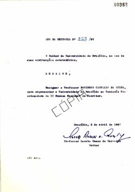 Ato da Reitoria nº 0223/1967