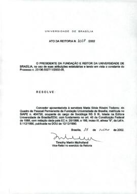 Ato da Reitoria nº 1007/2002