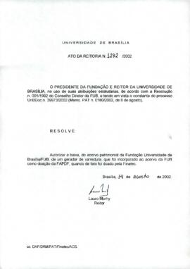 Ato da Reitoria nº 1282/2002