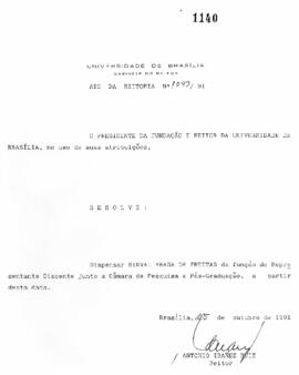 Ato da Reitoria nº 1049/1991