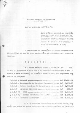 Ato da Reitoria nº 0093/1974