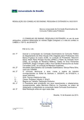 Resolução do Conselho de Ensino, Pesquisa e Extensão nº 0022/2015