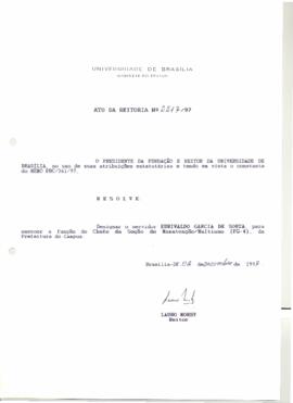 Ato da Reitoria nº 2217/1997
