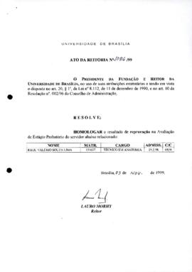 Ato da Reitoria nº 1084/1999