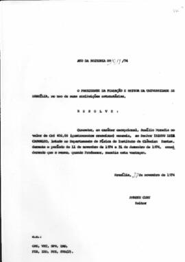 Ato da Reitoria nº 1017/1974