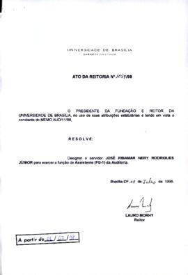 Ato da Reitoria nº 1057/1998