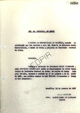 Ato da Reitoria nº 0018/1967