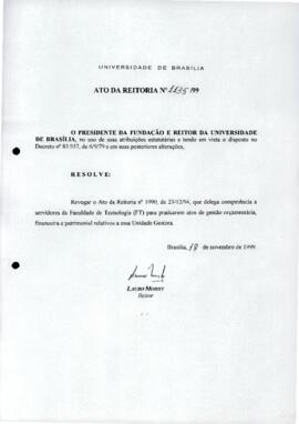 Ato da Reitoria nº 1135/1999