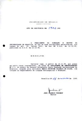 Ato da Reitoria nº 1982/1995