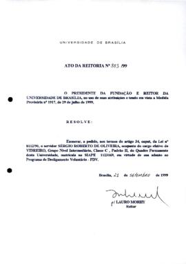 Ato da Reitoria nº 0983/1999