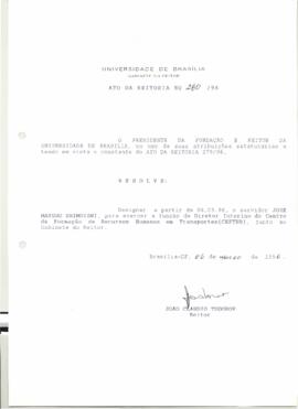 Ato da Reitoria nº 0280/1996