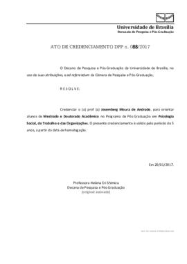 Ato de Credenciamento DPP N° 0088/2017