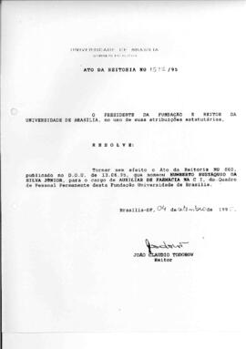 Ato da Reitoria nº 1577/1995