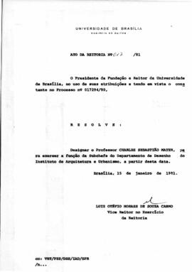 Ato da Reitoria nº 0017/1981