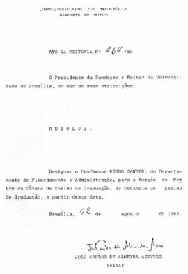 Ato da Reitoria nº 0264/1983