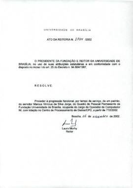 Ato da Reitoria nº 1754/2002