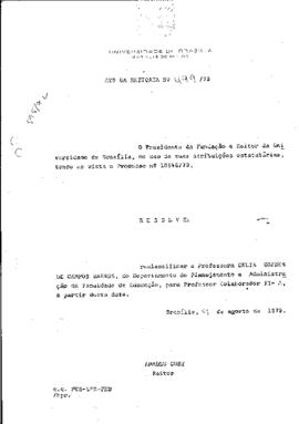 Ato da Reitoria nº 0499/1973