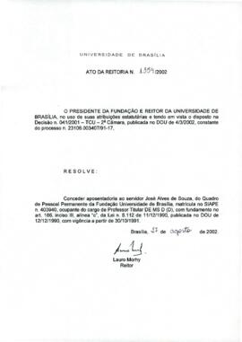 Ato da Reitoria nº 1354/2002