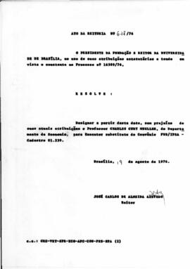 Ato da Reitoria nº 0678/1976