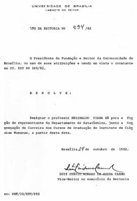 Ato da Reitoria nº 0094/1982