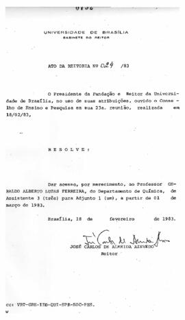 Ato da Reitoria nº 0024/1983