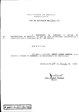 Ato da Reitoria nº 1164/1995