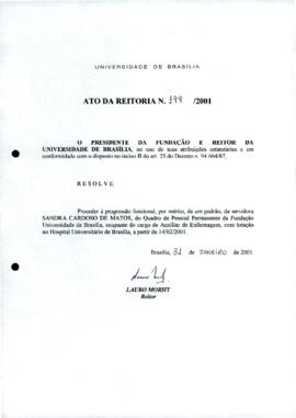 Ato da Reitoria nº 0199/2001