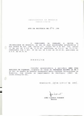 Ato da Reitoria nº 0246/1996