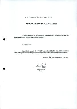 Ato da Reitoria nº 1395/2001