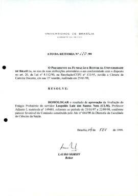 Ato da Reitoria nº 0110/1999