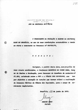 Ato da Reitoria nº 0348/1975