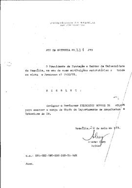 Ato da Reitoria nº 0331/1973