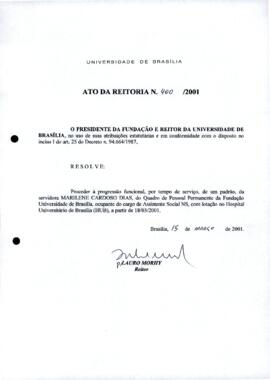 Ato da Reitoria nº 0400/2001