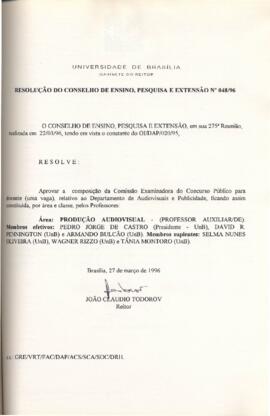 Resolução do Conselho de Ensino, Pesquisa e Extensão nº 0048/1996