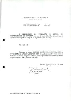 Ato da Reitoria nº 0121/1999