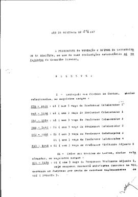 Ato da Reitoria nº 0271/1977
