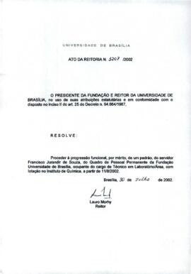 Ato da Reitoria nº 1207/2002