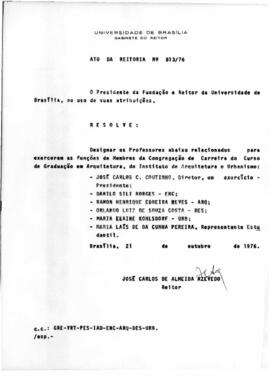 Ato da Reitoria nº 0813/1976